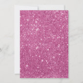 Rosa Lila Erste Kommunion Einladungen (Rückseite)