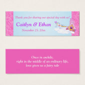 Rosa, Lila Fantasy Faible Gastgeschenk Hochzeit Ta (Vorne & Hinten)