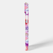 Rosa Lila Farbe Blütenfarbe Personalisierter Name Case-Mate iPhone Hülle (Rückseite / Links)