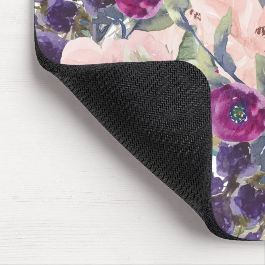 Rosa Lila Farbe Mousepad (Ecke)