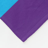 Rosa Lila Fledermäuse Spider Typografie Happy Hall Fleecedecke (Ecke)