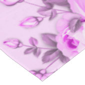 rosa, lila, florale tischdecke (Schrägansicht)