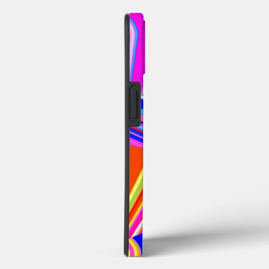 Rosa Lila Gelb Blau Trendy Abstrakt Case-Mate iPhone Hülle (Rückseite / Rechts)