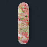 Rosa Lila Gelb Gelb Grün Abstrakt Skateboard<br><div class="desc">Rosa Rot Lila Gelb Grün Moderne Abstrakte Kunst Trendy Custom Blank Template Skateboard.</div>