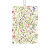 Rosa Lila Gelbe Wildblumen Autolufterfrischer (Rückseite)