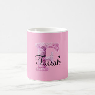 Rosa Lila Gemütlich F Name  Kaffeetasse