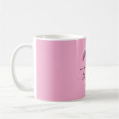 Rosa Lila Gemütlich T Name Kaffeetasse (Links)