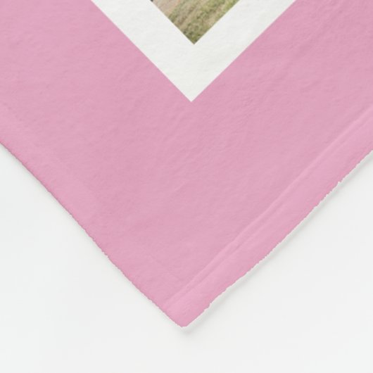 Rosa Lila Gewollt ausgewählte Adoptiert Collage Fleecedecke (Ecke)