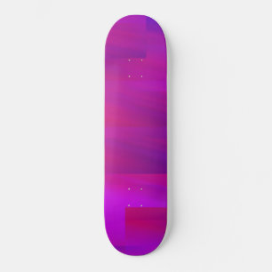 Rosa Lila Glitch Art Vaporwave Ästhetik Analog Skateboard