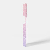 Rosa Lila Glitzer glänzen Handy Case iPhone Hülle (Rechte Seite)