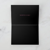 Rosa Lila Glitzern Navy Blue Foto Geburtstag Einladung (Innenseite)