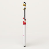 Rosa Lila Gold Nailpolis Spritzer Monogram Case-Mate iPhone Hülle (Hinten/Links)