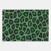 Rosa Lila grüne Leopardin Geschenkpapier Set (Vorderseite 3)