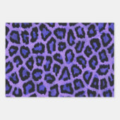 Rosa Lila grüne Leopardin Geschenkpapier Set (Vorderseite 2)