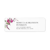 Rosa lila Hochzeit mit Blumen (Vorne)