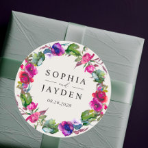 Rosa lila Hochzeit mit Blumen