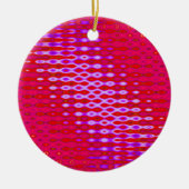 rosa lila Kunst Keramik Ornament (Vorne)