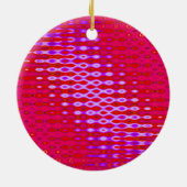 rosa lila Kunst Keramik Ornament (Hinten)