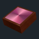 Rosa Lila leere Vorlage Elegant Classic Erinnerungskiste<br><div class="desc">Pink Lila Blank Template Elegant Classic Golden Oak Keepake Box.</div>