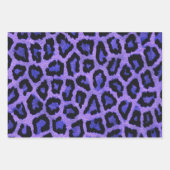Rosa Lila Leopardenfarbe Geschenkpapier Set (Vorderseite 2)