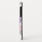 Rosa Lila Lichtfarbe Grüne Blütenfarbe Case-Mate iPhone Hülle (Hinten/Links)