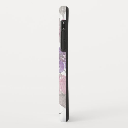 Rosa Lila Lichtfarbe Grüne Blütenfarbe Case-Mate iPhone Hülle (Hinten/Links)