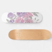 Rosa Lila Lichtfarbe Grüne Farbe Skateboard (Horizontal)
