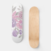 Rosa Lila Lichtfarbe Grüne Farbe Skateboard (Vorderseite)