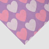 Rosa Lila Liebe Herz Seidenpapier (Ausschnitt)