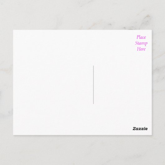 Rosa Lila Lotus-Blume Blank-Blässe Postkarte (Rückseite)