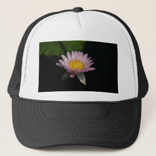 Rosa Lila Lotus-Wasserlilie Truckerkappe