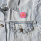 Rosa lila Mandala Button (Beispiel)