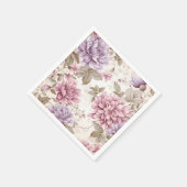 Rosa Lila Napkins Serviette (Ecke)