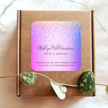 Rosa lila Ober-Haarsalon-Make-up-Künstler