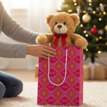 Rosa Lila Orange Crayon Diamonds Geometrie