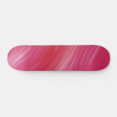 Rosa Lila Pastelflüssigkeit Skateboard (Horizontal)