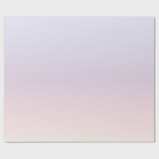 Rosa Lila Pastell Gradient Minimales Design Geschenkpapier (Flach)