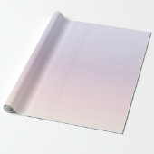 Rosa Lila Pastell Gradient Minimales Design Geschenkpapier (Ungerollt)