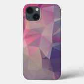 Rosa Lila Pyramide Abstrakte Art Design Case-Mate iPhone Hülle (Rückseite)