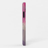 Rosa Lila Pyramide Abstrakte Art Design Case-Mate iPhone Hülle (Hinten/Rechts)