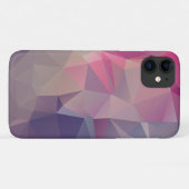 Rosa Lila Pyramide Abstrakte Art Design Case-Mate iPhone Hülle (Rückseite (Horizontal))