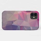 Rosa Lila Pyramide Abstraktes Muster Art Case-Mate iPhone Hülle (Rückseite (Horizontal))