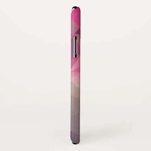 Rosa Lila Pyramide Abstraktes Muster Kunst Case-Mate iPhone Hülle (Hinten/Rechts)