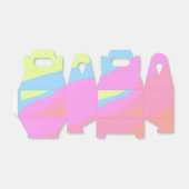 Rosa lila Regenbogen mehrfarbiger Stolzstreifen Geschenkschachtel (Ungefaltet)