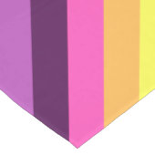 Rosa Lila Retro Streifen Mitteltafel Mittelgroßer Tischläufer (Ecke)