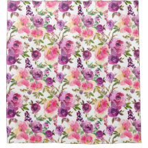 Rosa Lila Rose Floral Girly Trendy