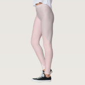 Rosa lila Sahneschablonen-Pastellfarbe modern Leggings (Links)