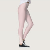 Rosa lila Sahneschablonen-Pastellfarbe modern Leggings (Rechts)