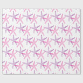 Rosa Lila Starfish Thunder_Cove Geschenkpapier (Flach)