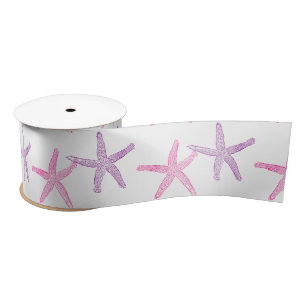 Rosa Lila Starfish Thunder_Cove Satinband